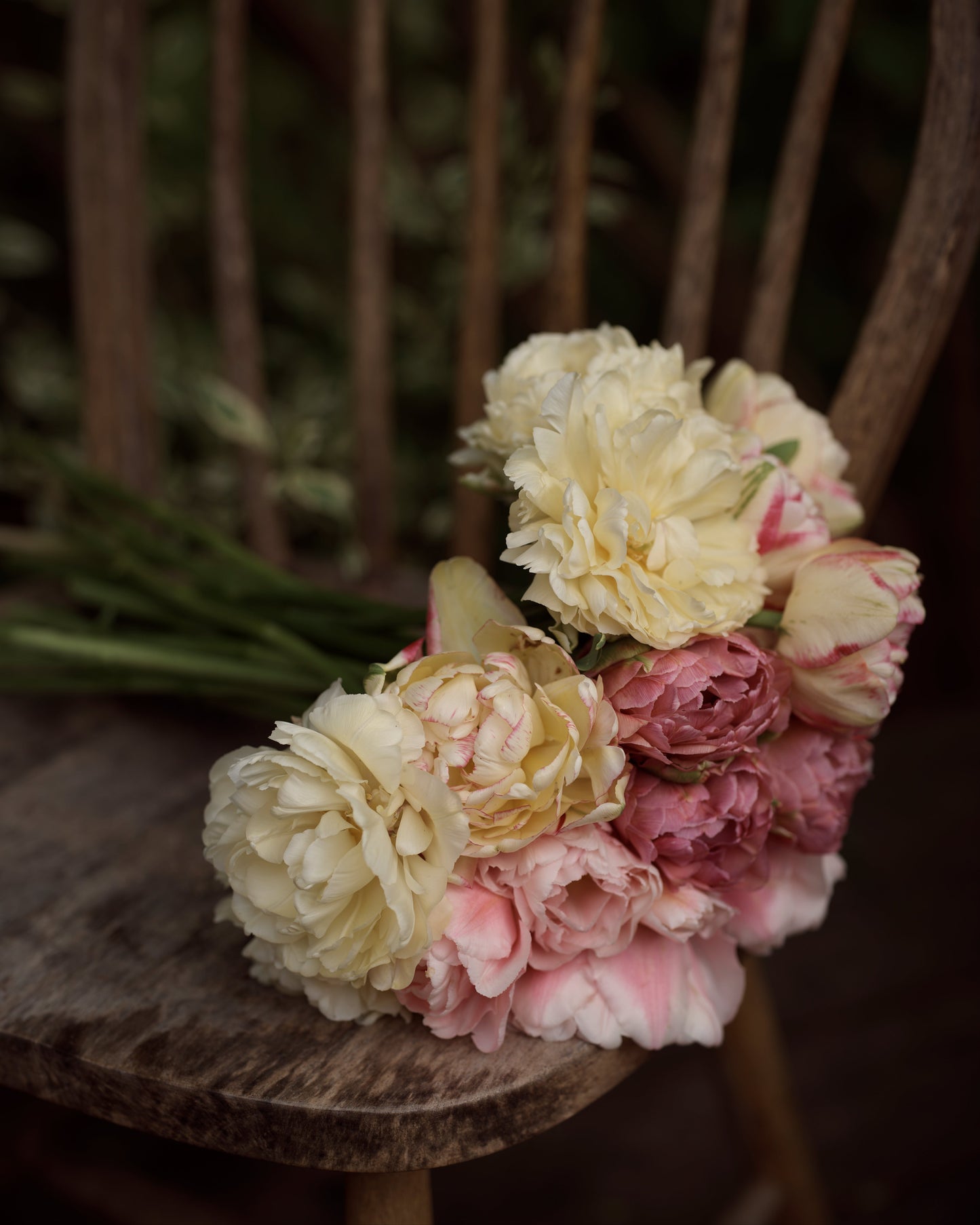 tulppaani Avant Garde tuolilla