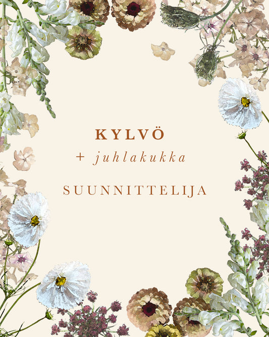 Kylvö- ja juhlakukkasuunnittelija