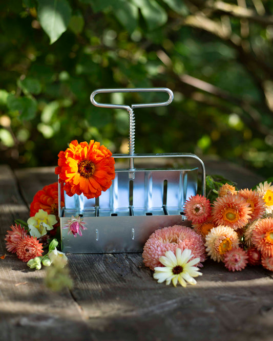 Soil blocker Mini 4 lisäosilla